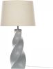 Beliani Belaya Tafellamp grijs keramiek online kopen