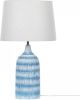 Beliani Georgina Tafellamp blauw keramiek online kopen