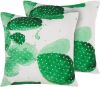 Beliani Ostina Tuinkussen Set Van 2 groen polyester online kopen