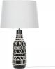 Beliani Shebelle Tafellamp wit keramiek online kopen