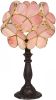 Clayre & Eef Lumilamp Tiffany Tafellamp 43 Cm Roze Glas Bloemen Tiffany Bureaulamp Tiffany Lampen Glas In Lood Roze Tiffany online kopen