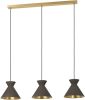 EGLO Hanglamp Nastasia cappuccino/messing 3 lamps online kopen