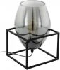 EGLO tafellamp Olival 1 zwart/rookglas Leen Bakker online kopen