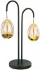 Highlight Tafellamp Golden Egg 2 lichts H 48 cm amber zwart online kopen