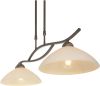Steinhauer Eettafel hanglamp Capri 2 lichts bronsbruin 6836BR online kopen