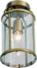 Lamponline Lightning Klassieke Plaffondlamp Glas Kopergroen online kopen