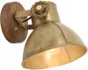 Light & living wandlamp elay hout weather barn+antiek brons 20 x 18 x 19 online kopen