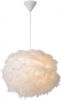 Lucide Romantische veren hanglamp Goosy Soft Lucide 71367/50/31 online kopen