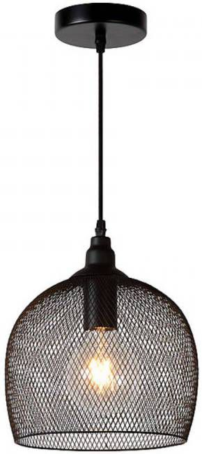 Lucide hanglamp Mesh zwart Ø22 cm Leen Bakker online kopen