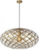 Lucide hanglamp Wolfram mat goud/messing Ø65 cm Leen Bakker online kopen