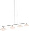 Steinhauer Moderne eetkamer hanglamp Tallerken 4 lichts metaalgrijs 2658ST online kopen