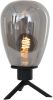 Steinhauer Glazen tafellamp Reflexion 15cm zwart met smoke glas 2682ZW online kopen