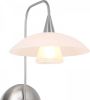 Steinhauer Design wandlamp Tallerken grijs met witte kap 2656ST online kopen