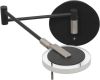 Steinhauer Led wand leeslamp Turound LED 10w 2700K 62cm zwart helder glas 2733ZW online kopen