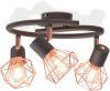 VidaXL Plafondlamp met 3 filament LED lampen 12 W online kopen