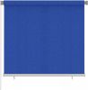 VidaXL Rolgordijn voor buiten 160x140 cm HDPE blauw online kopen