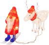 KONSTSMIDE Led deco figuur Acryl kerstman en rendier, kerstversiering rood buiten(1 stuk ) online kopen