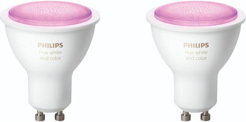 Philips Hue Led Spot Gu10 White And Color Ambiance Bluetooth Duo Pack online kopen