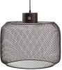 PTMD Mesh Ronde Hanglamp H30 x Ø48 cm Ijzer Zwart online kopen