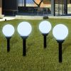 VidaXL Buitenverlichting op zonne energie(balvormig)LED 15 cm(4 st ) online kopen