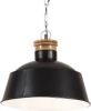 VidaXL Hanglamp industrieel E27 32 cm zwart online kopen