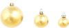 VIDAXL 100 delige Kerstballenset 3/4/6 cm bruin/bronskleur/goudkleurig online kopen