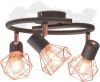 VidaXL Plafondlamp met 3 filament LED lampen 12 W online kopen
