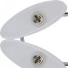 VidaXL Plafondlamp met ellipsvormige glazen kappen 6xE14 online kopen