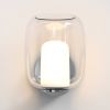 ASTRO Aquina wandlamp, glazen kap, IP44, chroom online kopen