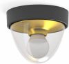 Nowodvorski Lighting Plafondlamp Nook zwart/goud met sensor online kopen