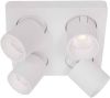 Artdelight 4 lichts opbouwspot Laguna led wit PL LAGUNA4 WI online kopen