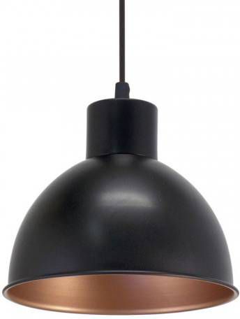 EGLO hanglamp Truro 1 zwart/koper Leen Bakker online kopen
