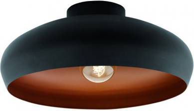 EGLO Plafondlamp Mogano Zwart En Koperkleurig 49247 online kopen