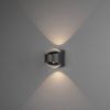 Konstsmide LED buitenwandlamp Bitonto 2 lamps antraciet online kopen
