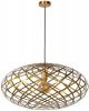 Lucide hanglamp Wolfram mat goud/messing Ø65 cm Leen Bakker online kopen