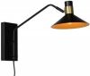 Lucide Pepijn Wandlamp 1xe14 3 Stepdim Zwart online kopen