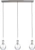 Steinhauer Eetkamer hanglamp Elegance LED 3 lichts grijs 1892ST online kopen