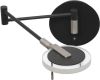 Steinhauer Led wand leeslamp Turound LED 10w 2700K 62cm zwart helder glas 2733ZW online kopen