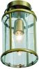 Lamponline Lightning Klassieke Plaffondlamp Glas Kopergroen online kopen