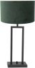 Steinhauer Zwarte tafellamp Stanger met groen velvet 8212ZW online kopen
