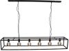 Lamponline Hanglamp Frame 6 Lichts L 160 Cm B 25 Cm Zwart online kopen