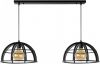 Lucide hanglamp Dikra 2 lamp zwart Ø40 cm Leen Bakker online kopen