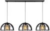 Lucide hanglamp Dikra 3 lamp zwart Ø40 cm Leen Bakker online kopen