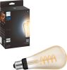 Philips Hue Filament Edisonlamp ST72 E27 1 pack warm tot koelwit licht online kopen