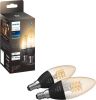 Philips Hue FILAMENT KAARSLAMP E14 2 pack ZACHTWIT LICHT online kopen