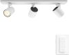 Philips Plafondspot Hue Runner White Ambiance 3 lichts wit met schakelaar 929003046201 online kopen