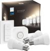 TOOP Philips Hue Witte 3 lichts Starterkit Met Verbindingsbrug En Dimmerafstandsbediening 10 W E27 online kopen