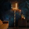 Dutchbone Vloerlamp 'Piña' 170cm, kleur Goud online kopen