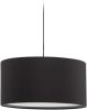 Kave Home Santana plafonnière in zwart met witte diffuser, Ø 40 cm online kopen