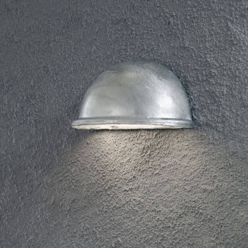 Konstsmide Buitenlamp 'Torino' Wandlamp, Kwart 20cm, E27 / 230V, kleur Messing online kopen
